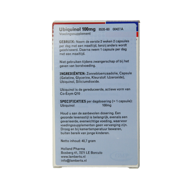 Coenzym Q10 100 mg (Ubiquinol) 60 Kapseln