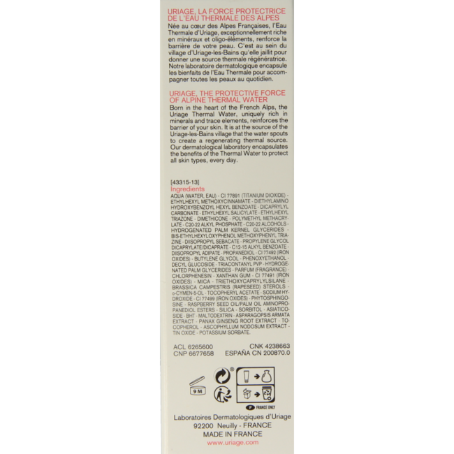 Roseliane hydr & prot cream tinted SPF50 40 Millilitres