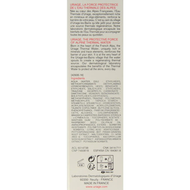 Roseliane hydrating & protective cream SPF30 40 Millilitres