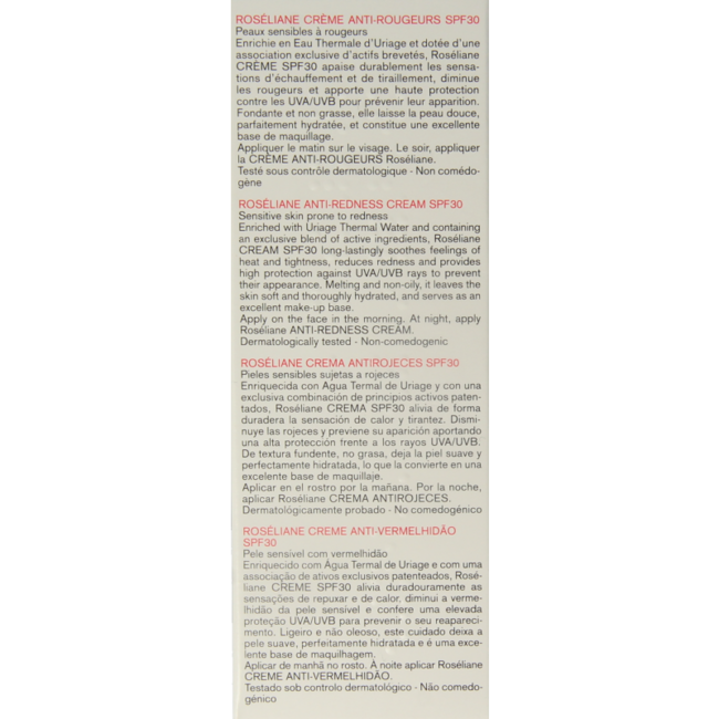 Roseliane hydraterende & bescherrmende creme SPF30 40 Milliliter