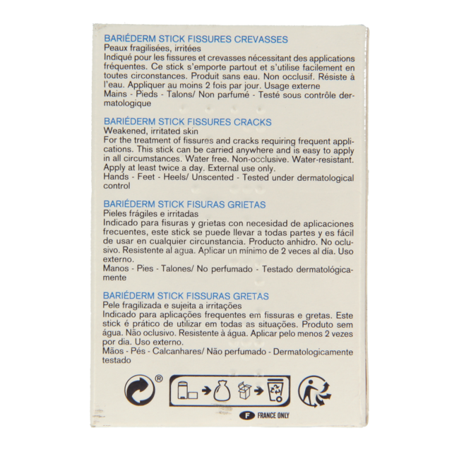 Bariederm fissures and cracks stick 22 Gram