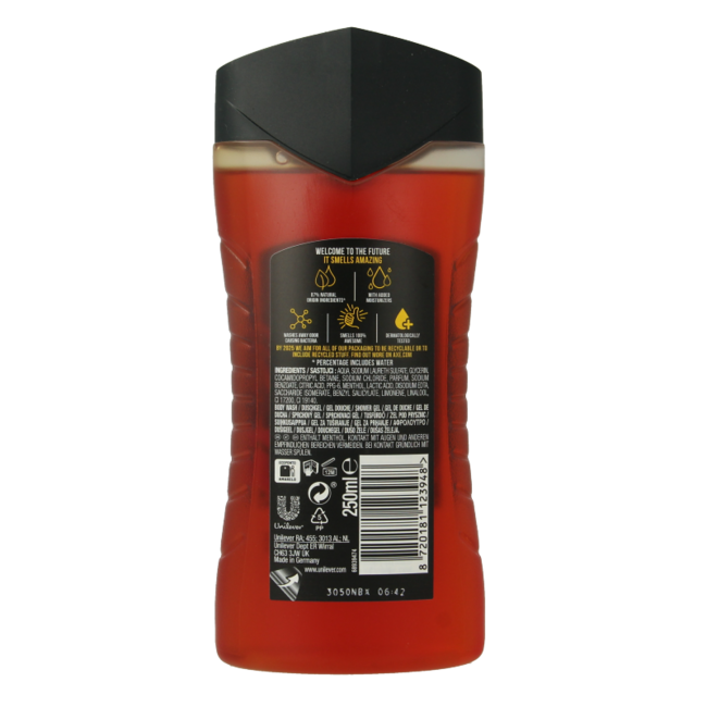 Shower Gel Recharge Sport Refresh 250ml