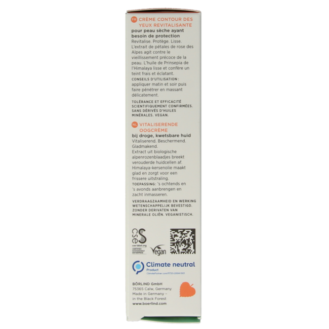 Crema contorno occhi alla rugiada di rosa 15 Millilitri