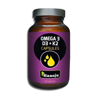 Hanoju Omega 3 & D3 und K2 90 Kapseln