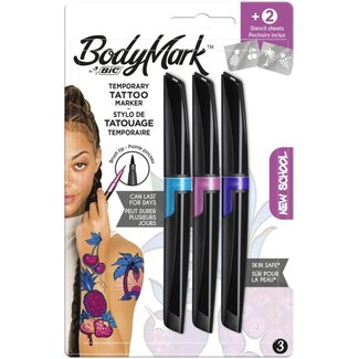 BIC Tattoo Marker neu 3+2 1 Set