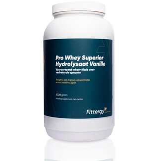 Fittergy Pro whey superior hydrolysate wanilia 1 Kilogram