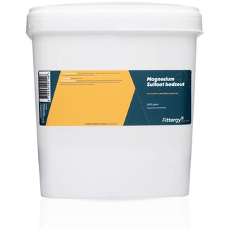 Fittergy Sal de baño de sulfato de magnesio 2500 gramos