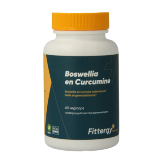 Fittergy Boswellia and Curcumin 60 Vegetarian Capsules