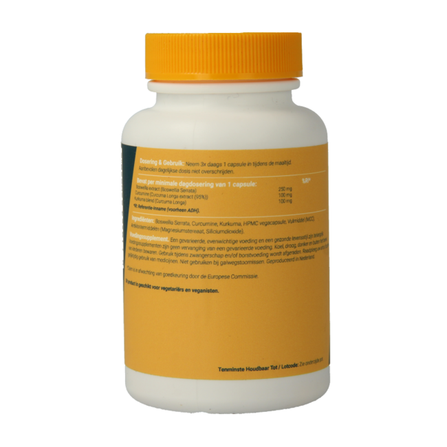 Boswellia y curcumina 60 Cápsulas vegetarianas