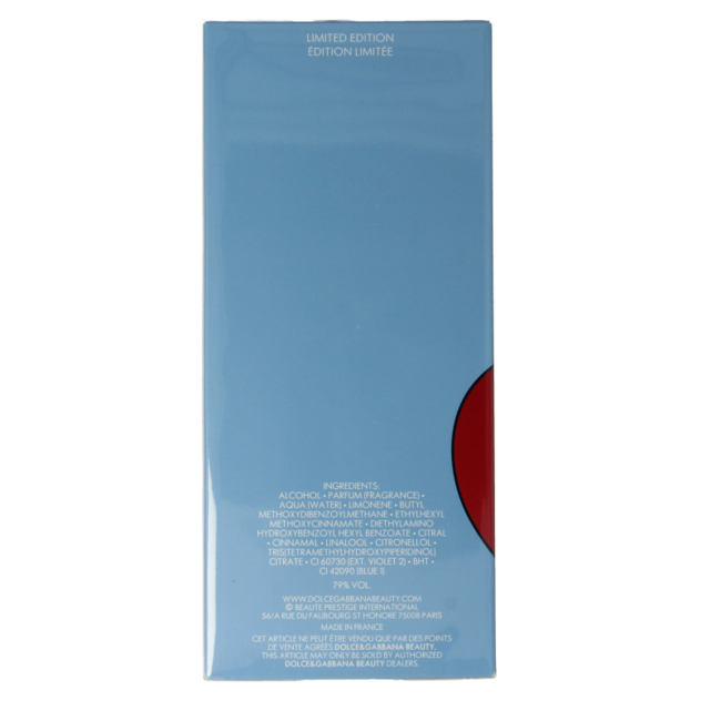 Eau de Toilette Light Blue Love Is Love 100 Mililitros