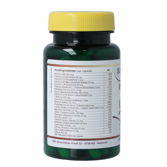 Multi vitamines minéraux 60 gélules