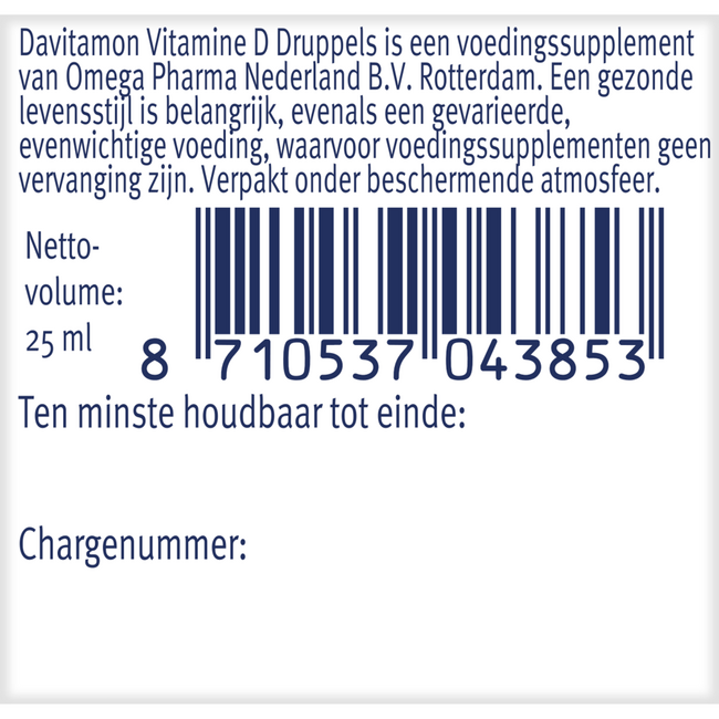 Vitamin D drops 25 Millilitres