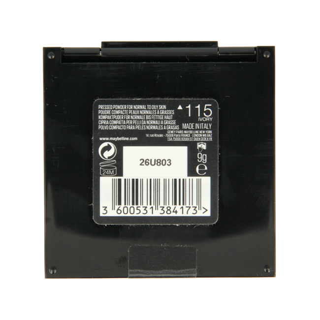 Cipria Fit Me Matte + Poreless 115 Ivory, 1 Pezzo