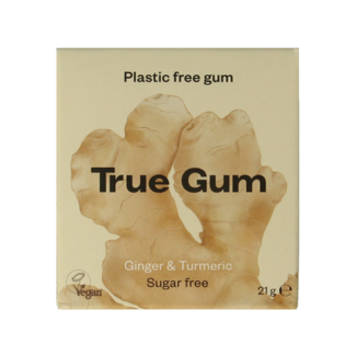 True Gum Zenzero e curcuma 21 Grammi