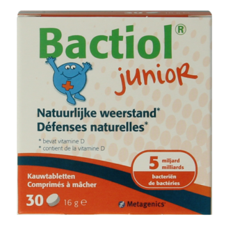 Metagenics Bactiol junior chew 30 Kauwtabletten