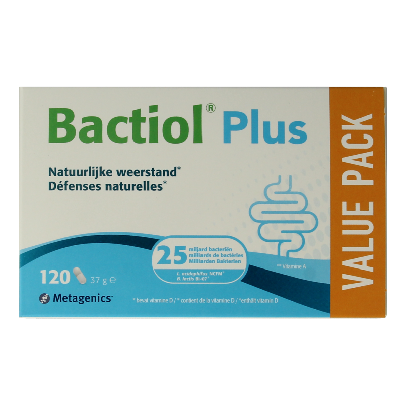Metagenics Bactiol plus 120 Capsule | Probiotici e Vitamine