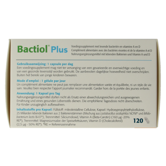 Bactiol plus 120 Capsule