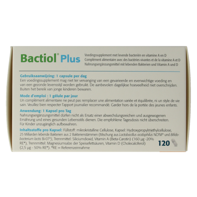Bactiol plus 120 Capsules