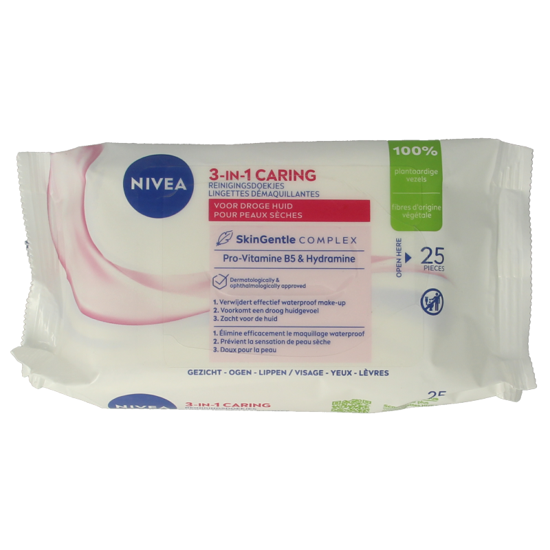 Nivea Toallitas calmantes piel seca/sensible 25 unidades