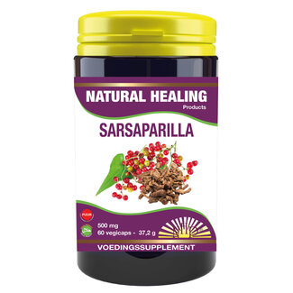 NHP Zarzaparrilla 500 mg Pura, 60 cápsulas vegetales