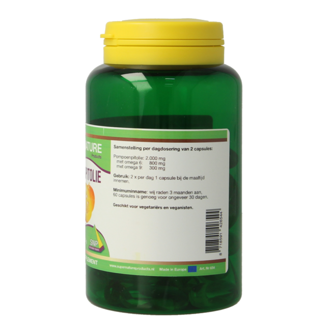 Pumpkin Seed Oil 1000mg 60 Capsules