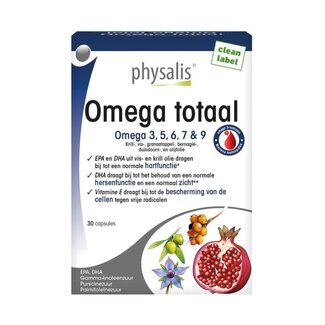 Physalis Omega totaal 30 Cápsulas