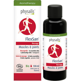 Physalis FlexSan Organic Massage Oil 100 Millilitres