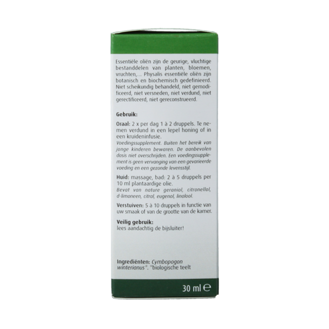 Citronella Biologica 30 Millilitri