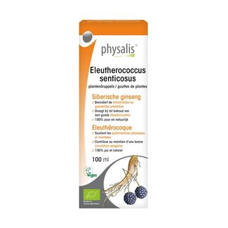 Physalis Eleutherococcus senticosus organic 100 Millilitres