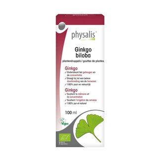 Physalis Ginkgo biloba organic 100 Millilitres