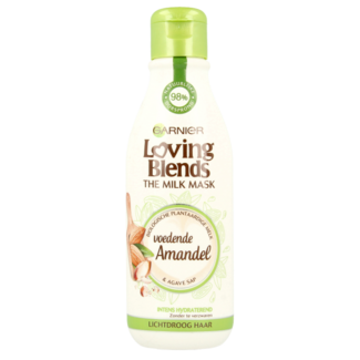 Garnier Loving Blends Maschera Latte Mandorla Nutriente 250 Millilitri