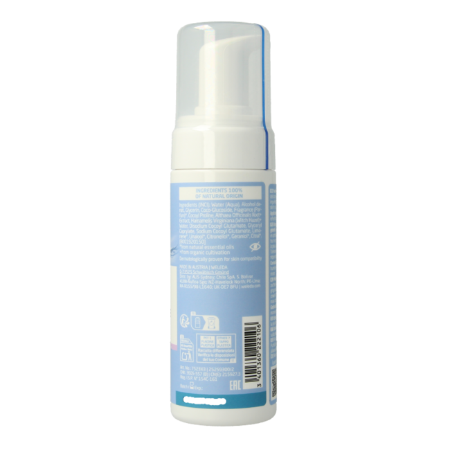 Mild organic cleansing mousse 150 Millilitres