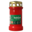 Bougie de commémoration n°3 rouge avec couvercle 1 pièce