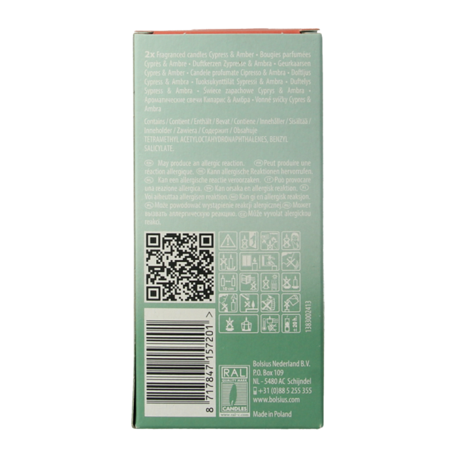 Wkład Clean Light cyprys / bursztyn, 2 sztuki