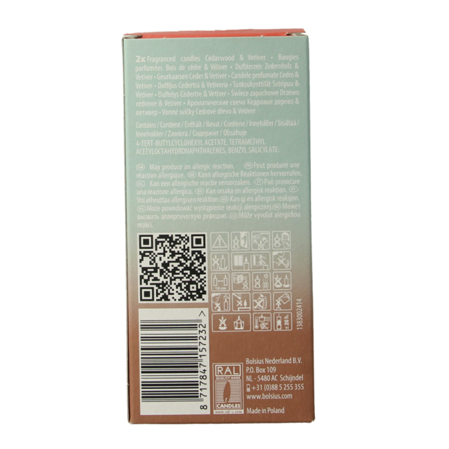 Recharge Clean Light pack de 2 Cèdre / Vétiver 212 g