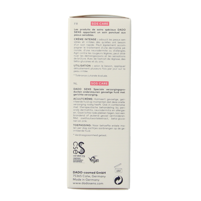 Crème SOS care acute bio 30 ml