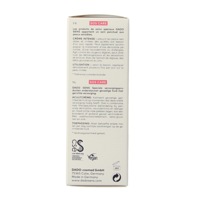SOS Care Acute Cream Organic 30ml
