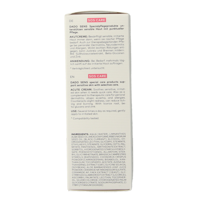 SOS Care Akutcreme Bio 30 Milliliter