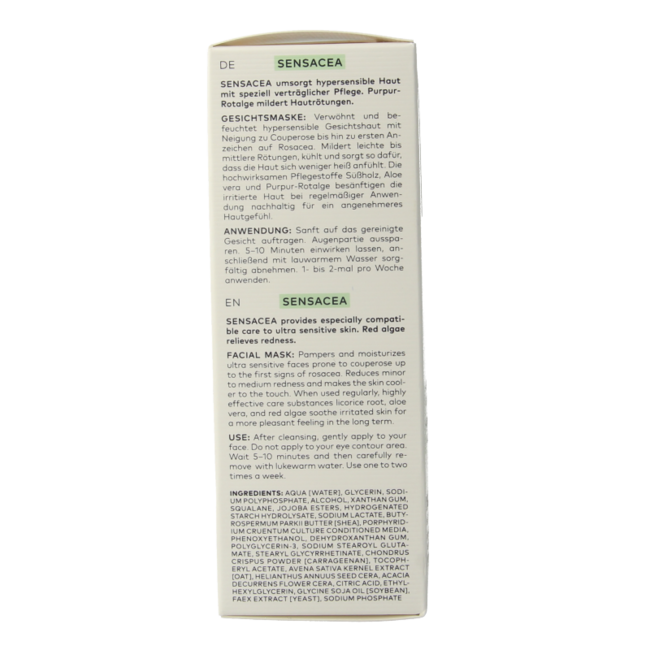 Mascarilla facial Sensacea bio 50 mililitros