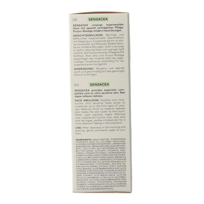Sensacea Gesichts-Emulsion Bio 50 Milliliter