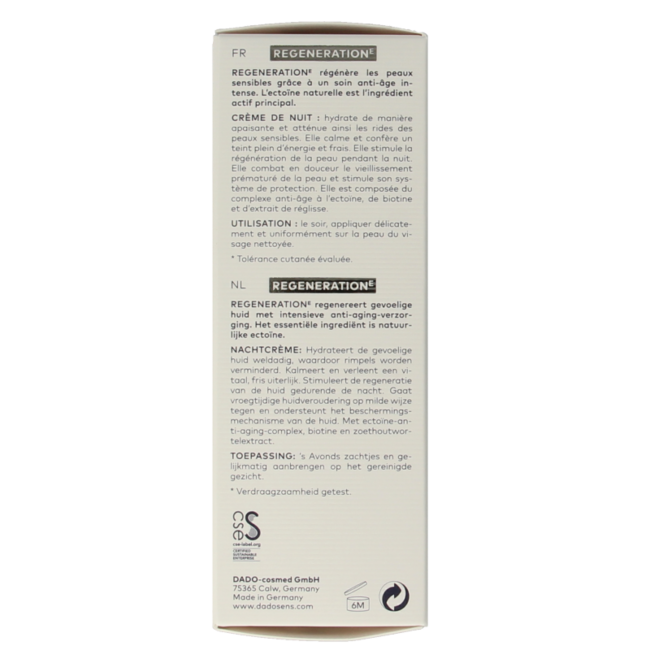 Crema de noche Regeneration E 50 mililitros