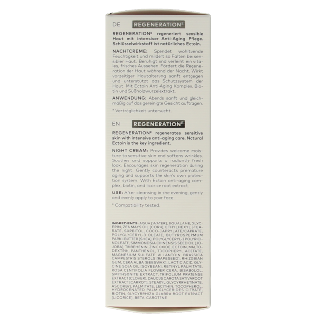 Crema de noche Regeneration E 50 mililitros