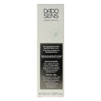 Dado Sens Regeneration E facial gel bio 15 Milliliter