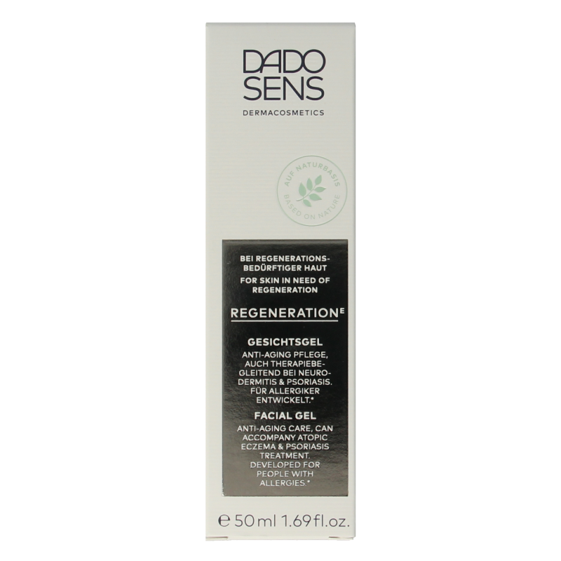 Dado Sens Regeneration E gel facial bio 15 mililitros