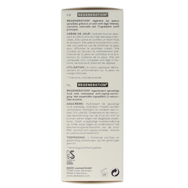 Regeneration E day cream 50 Millilitre