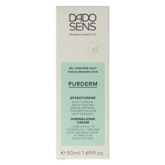 Dado Sens Crema normalizante Purderm bio 50 mililitros