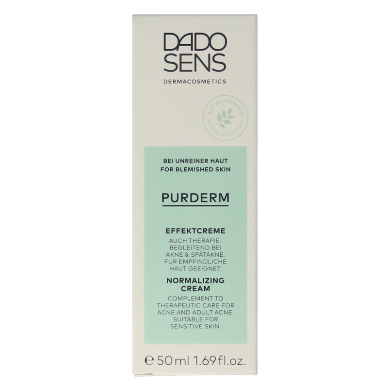 Dado Sens Crema normalizante Purderm bio 50 mililitros