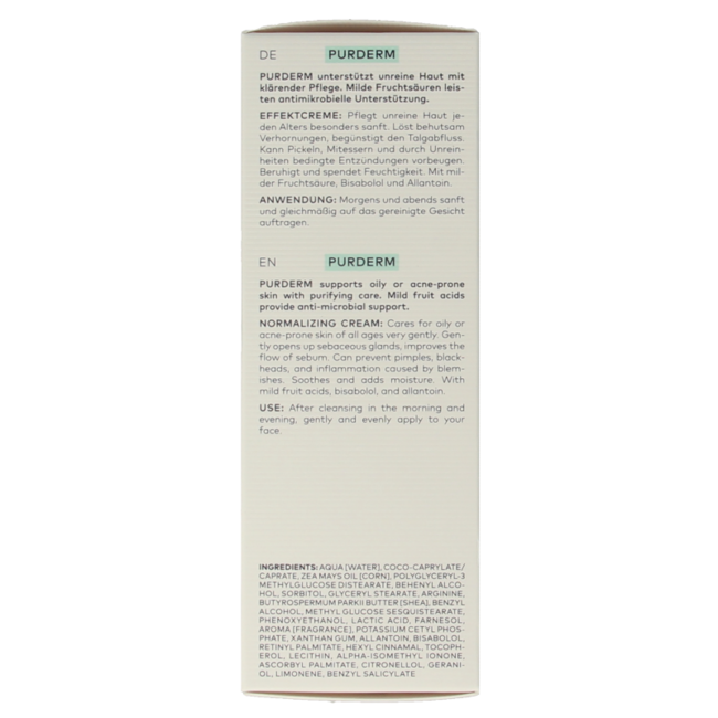 Purderm normalizing cream bio 50 Milliliter