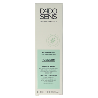 Dado Sens Purderm cremige Reinigung Bio 100 Milliliter