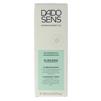 Dado Sens Tónico facial purificante Purderm bio 150 ml